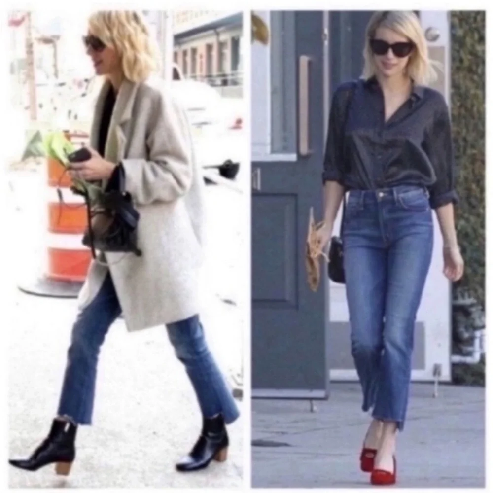 ✅ Mother Jeans Insider Crop Step Fray in Not Rough Enough